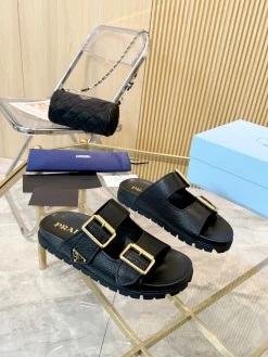 Alternative view of PRADA Sandals Calfskin Leather EU35-42 B10202608031534