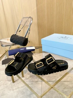 Alternative view of PRADA Sandals Calfskin Leather EU35-42 B10202608031535