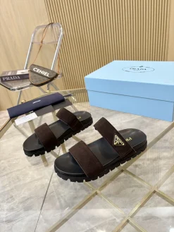 PRADA Sandals Nubuck Leather EU35-42 A90202608031560