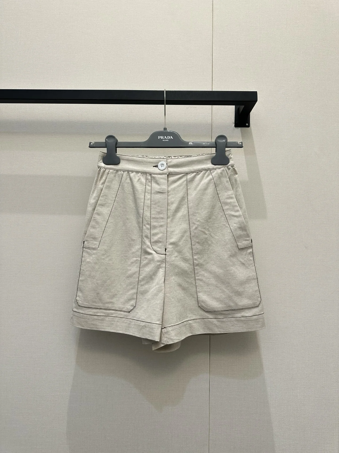 PRADA Shorts Linen Cotton Blend S M L B15202608041537