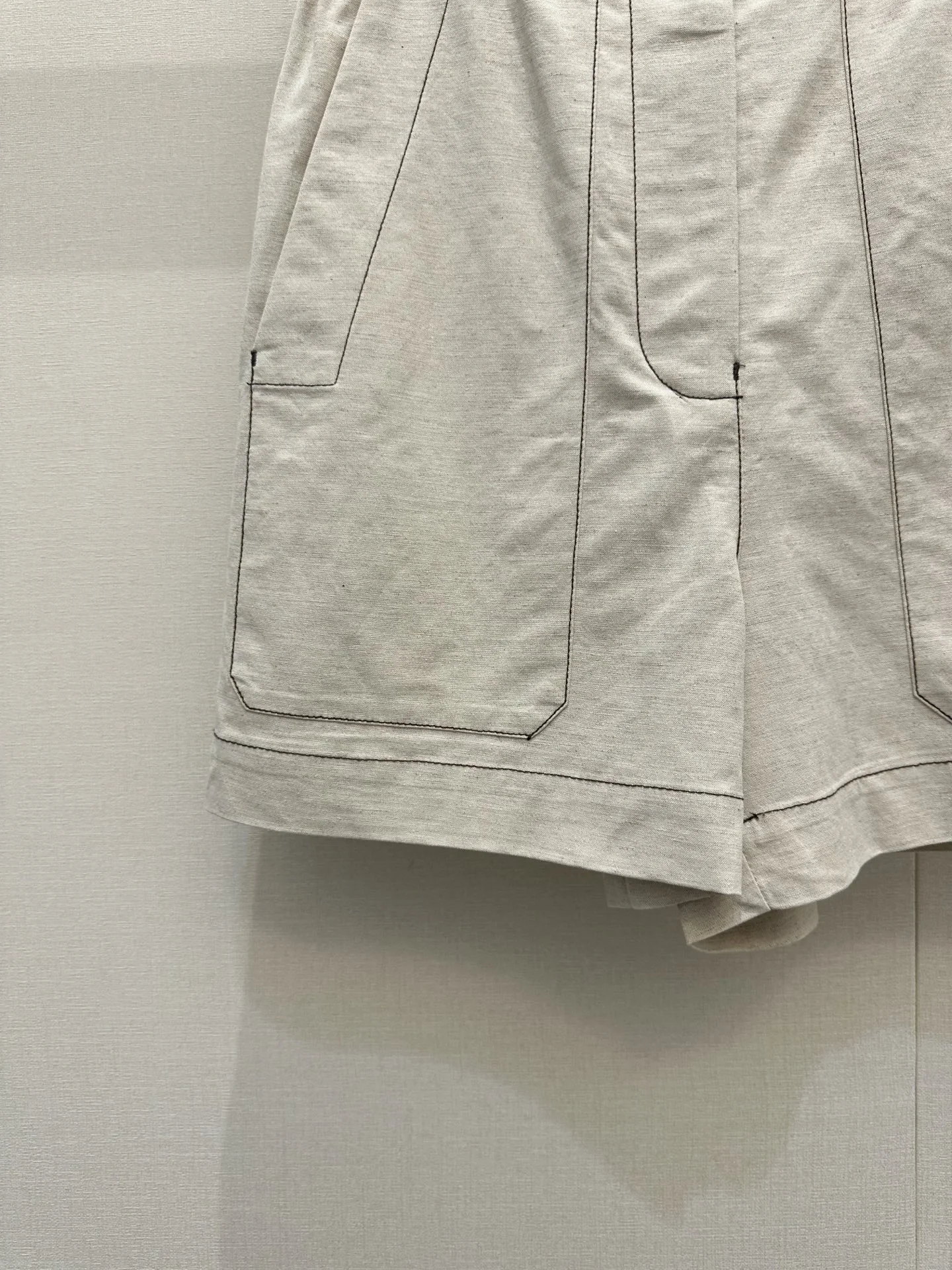 PRADA Shorts Linen Cotton Blend S M L B15202608041537 - Image 3