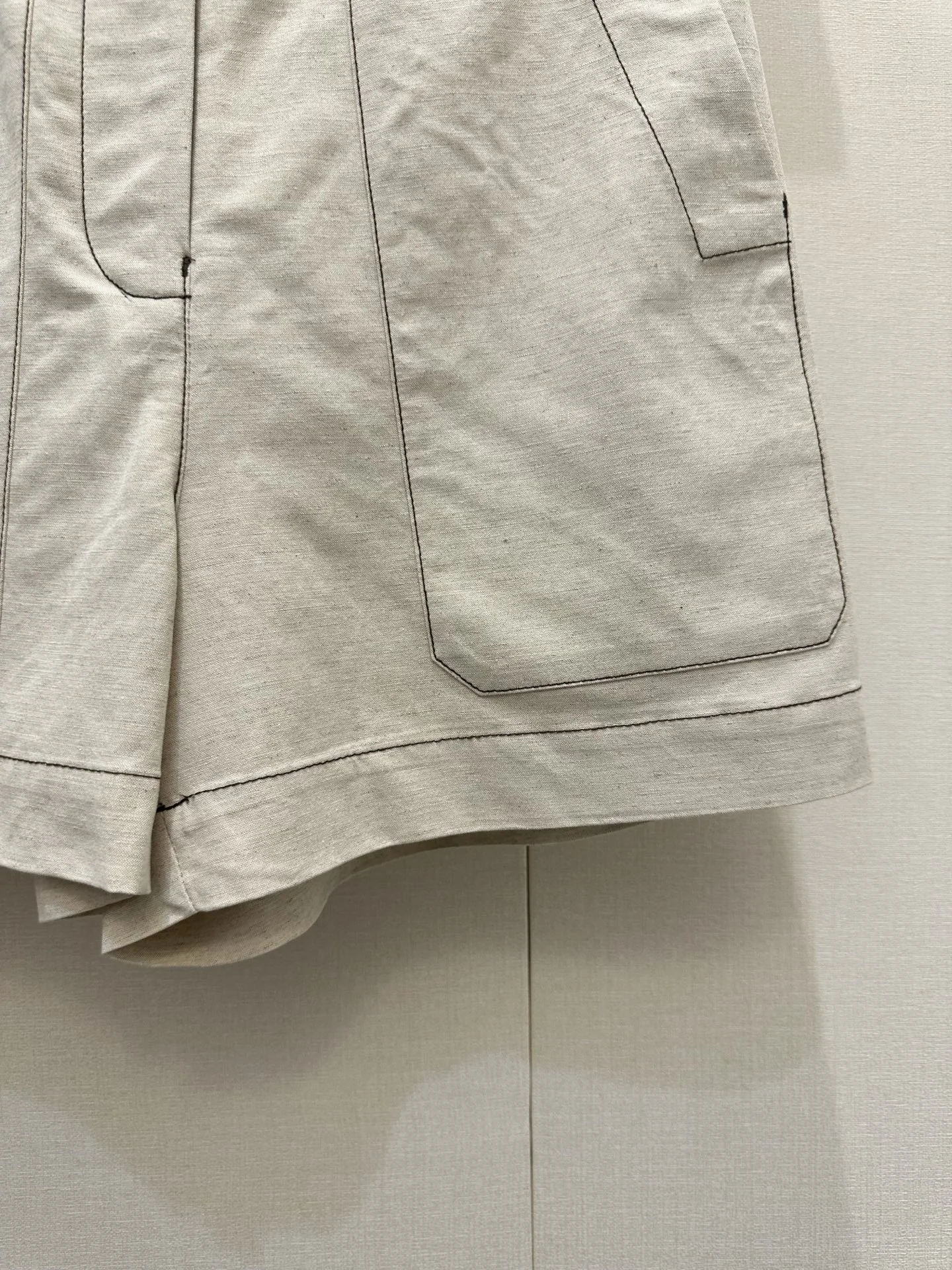 PRADA Shorts Linen Cotton Blend S M L B15202608041537 - Image 6