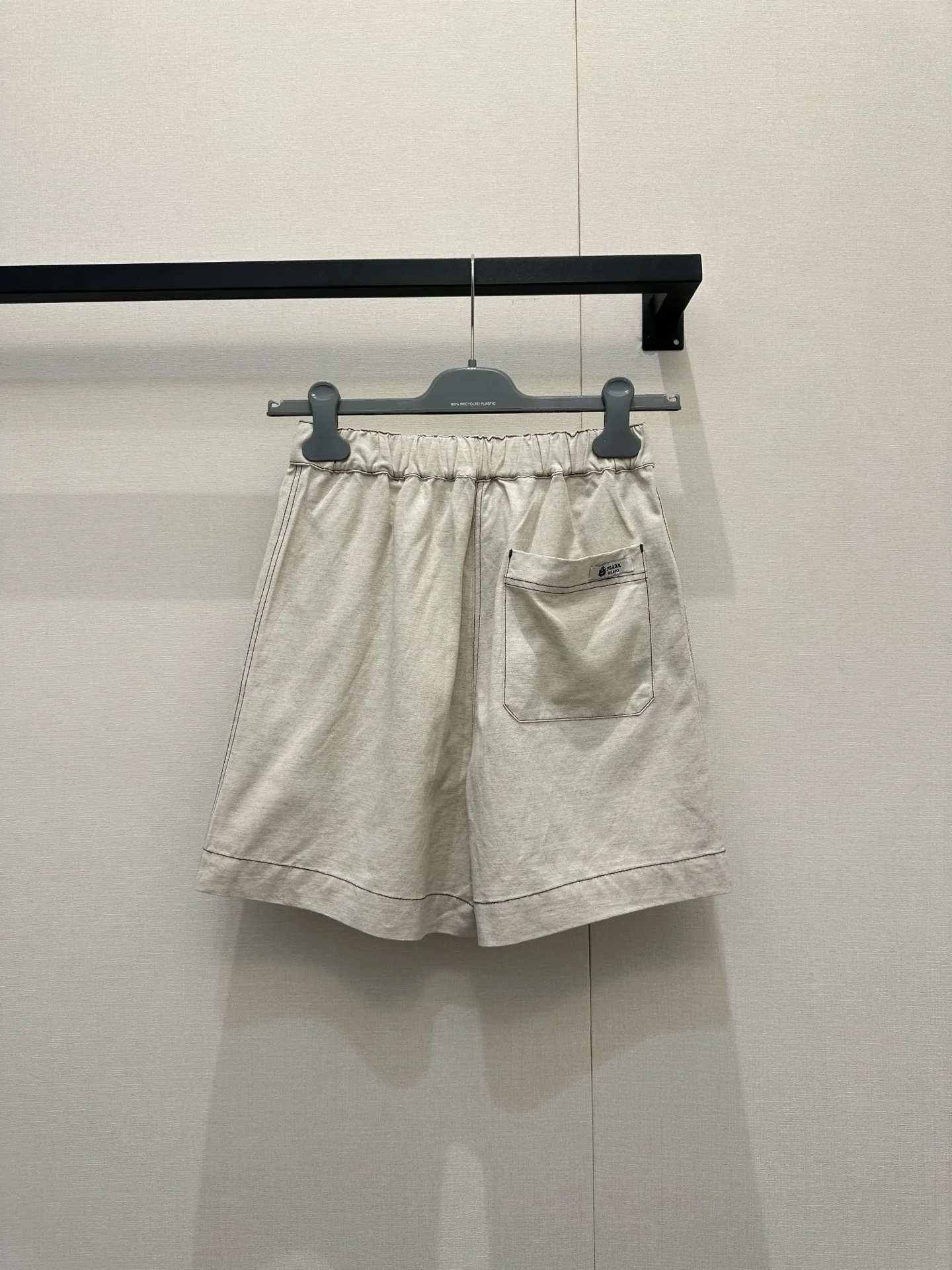 PRADA Shorts Linen Cotton Blend S M L B15202608041537 - Image 7