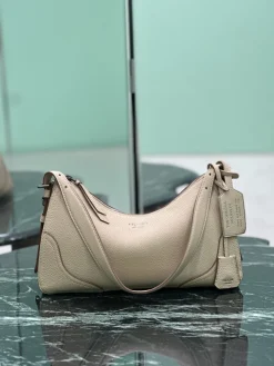 PRADA Shoulder Bags Leather (Beige) 36x20x11cm F20202608081226