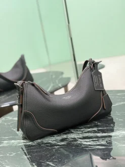 Alternative view of PRADA Shoulder Bags Leather (Black-Pink) 36X20X11CM F20202608081227