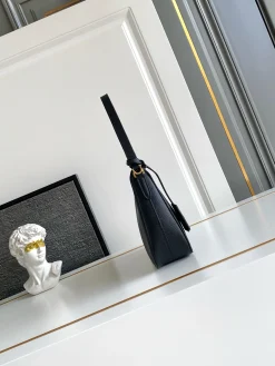 Alternative view of PRADA Shoulder Bags Saffiano Leather (Black-Gold) 22X18X6CM D50202608080250
