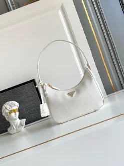 PRADA Shoulder Bags Saffiano Leather (White) 22X18X6CM D50202608080253