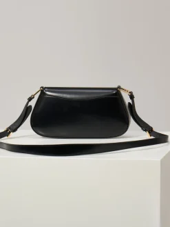 Alternative view of PRADA Shoulder Bags Shiny Leather (Black-Gold) 24X11X4CM F00202608080923