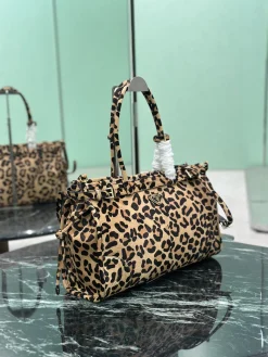 Alternative view of PRADA Shoulder Bags Suede (Brown-Black) 38x30x12 CM G20202608081777