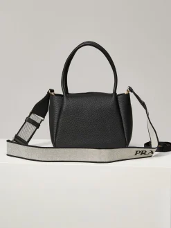 Alternative view of PRADA Shoulder Bags Textured Leather (Black-Gold) 23X21X10CM G60202608081104