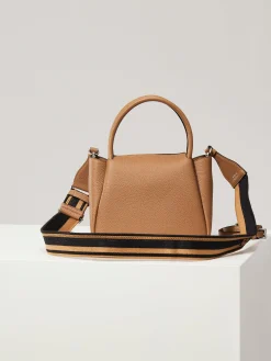 Alternative view of PRADA Shoulder Bags Textured Leather (Brown-Black) 23X21X10CM G60202608081032