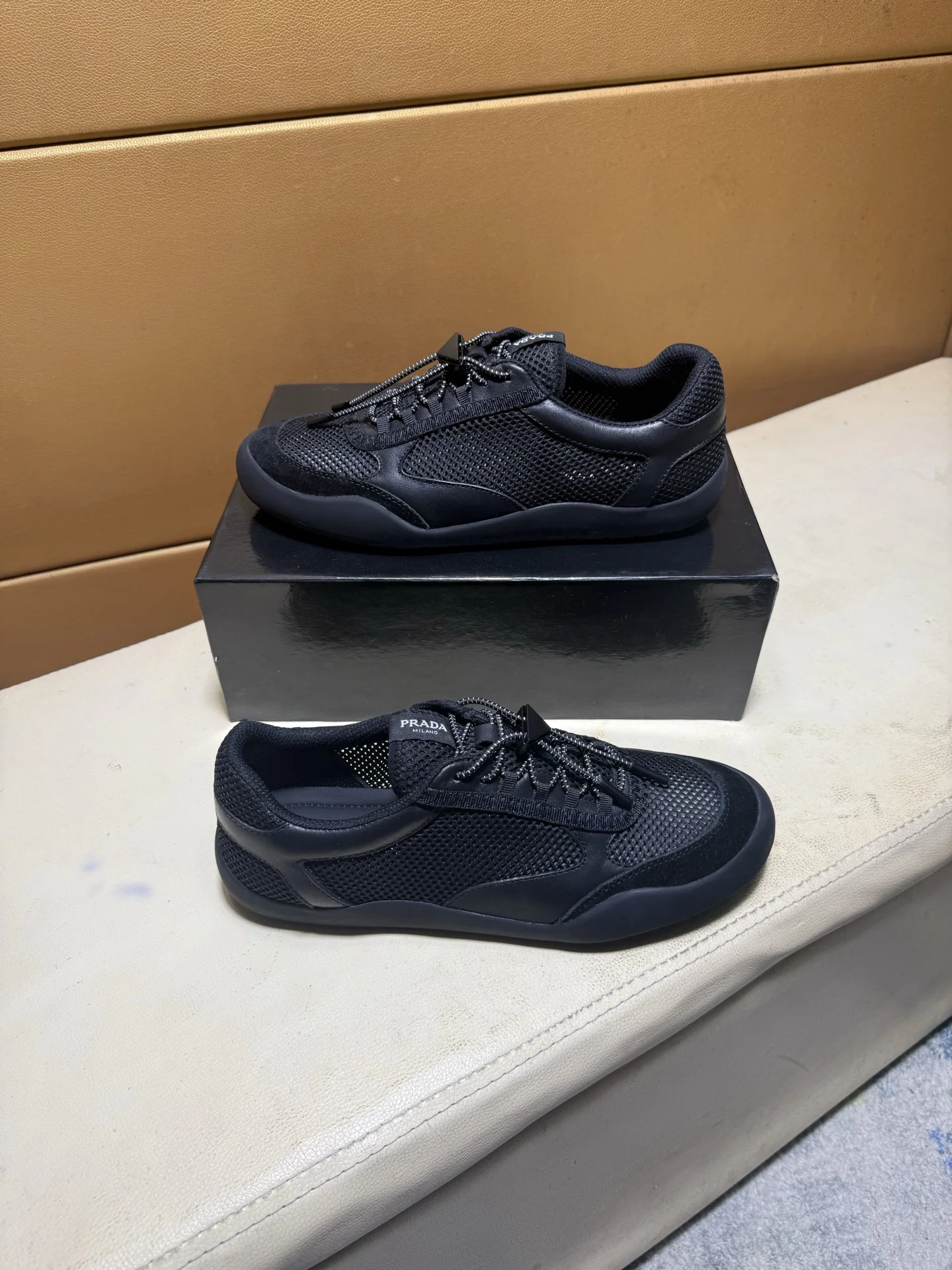 PRADA Sneakers Calf Leather EU38-44 B60202608030465 - Image 4
