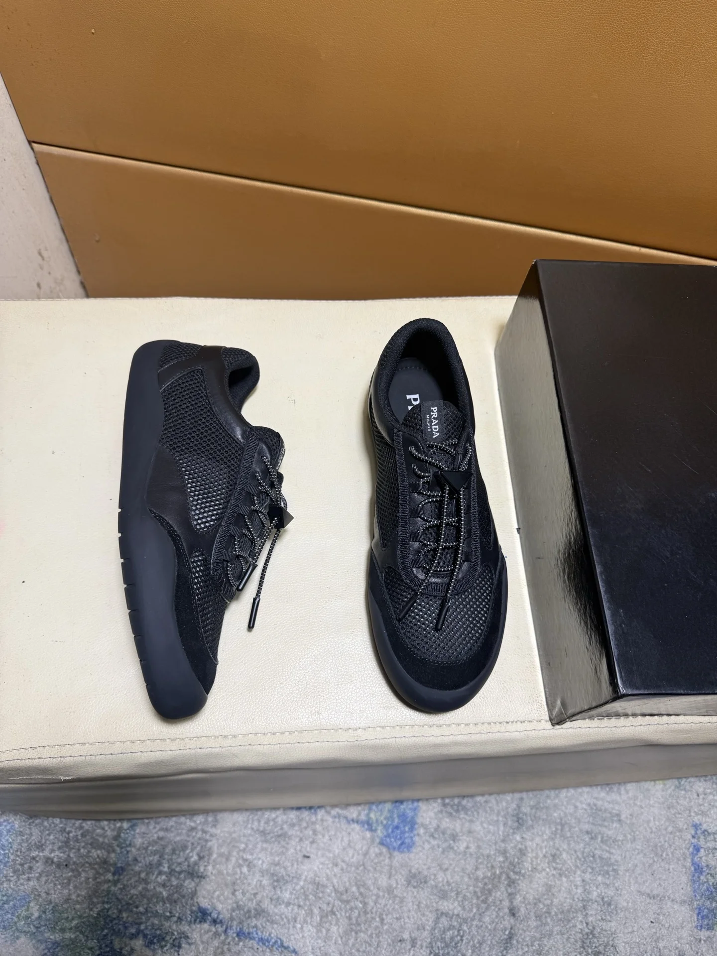PRADA Sneakers Calf Leather EU38-44 B60202608030465 - Image 8