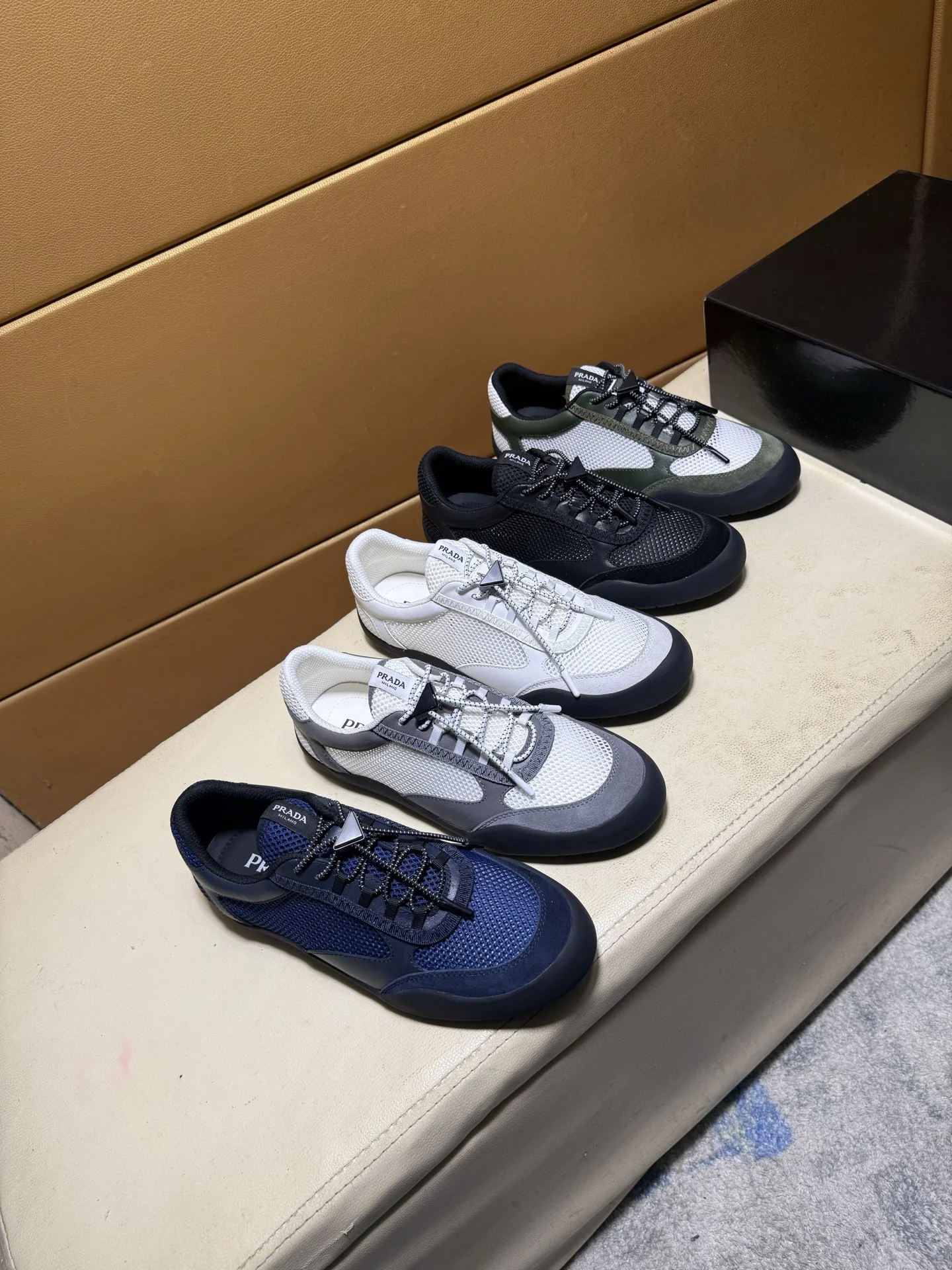 PRADA Sneakers Calf Leather EU38-44 B60202608030465 - Image 9
