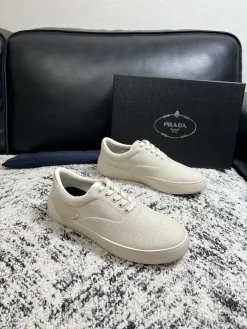 PRADA Sneakers Calf Leather & Fabric EU38-44 C60202608032131