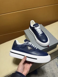 Alternative view of PRADA Sneakers Calfskin & Canvas EU38-44 B80202608030527