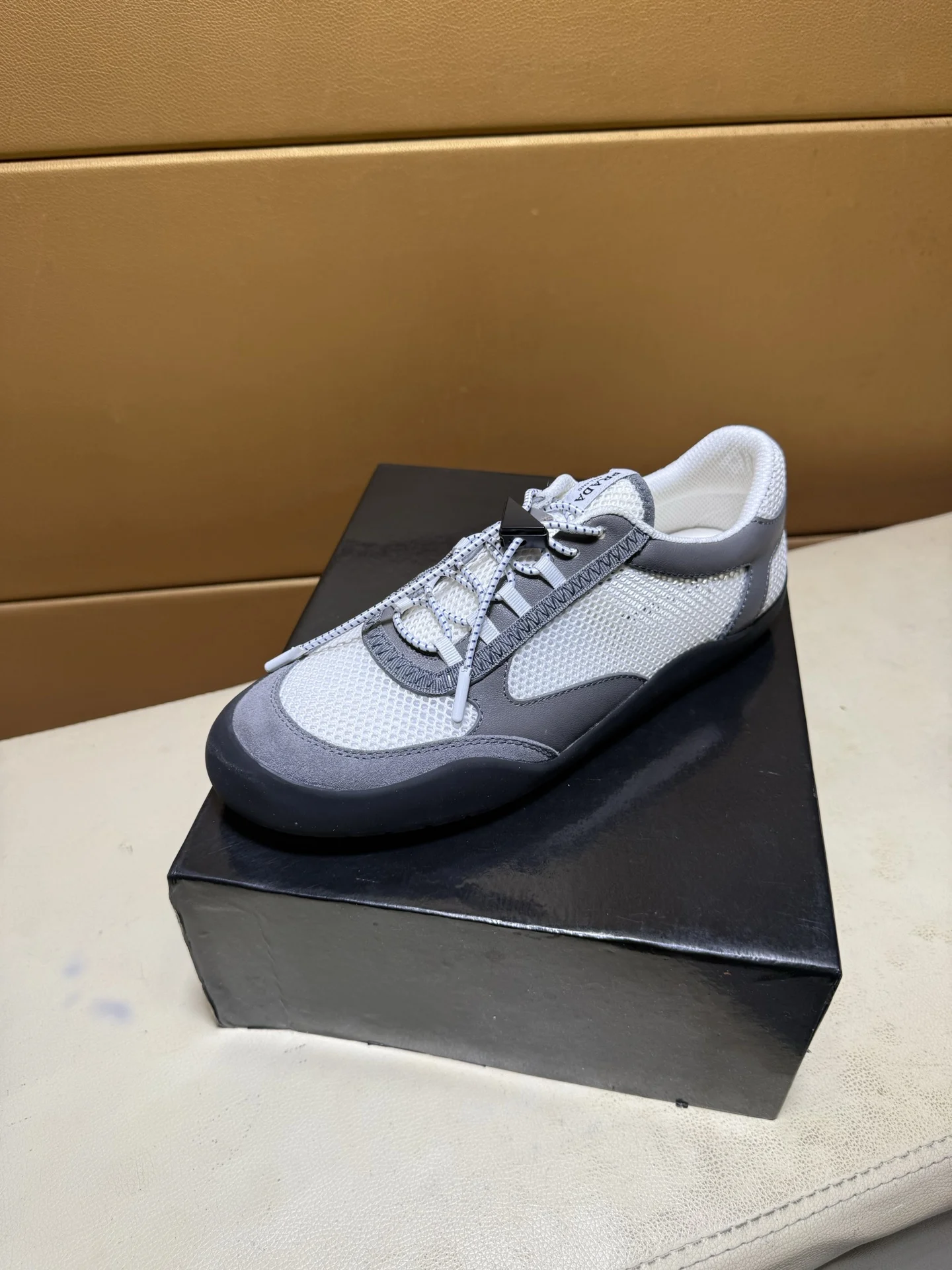 PRADA Sneakers Calfskin Leather EU38-44 B60202608030466 - Image 3