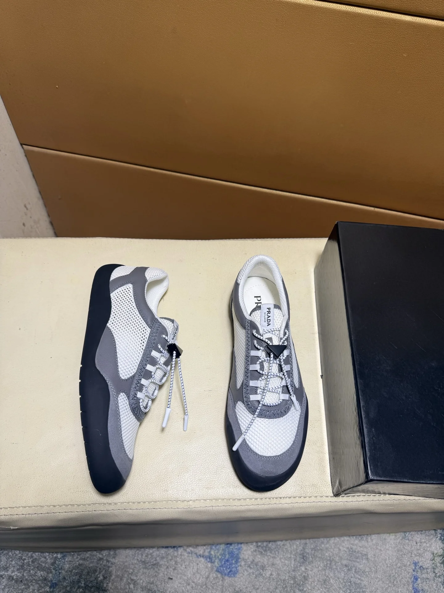 PRADA Sneakers Calfskin Leather EU38-44 B60202608030466 - Image 5