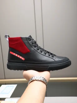 PRADA Sneakers Calfskin Leather&Wool EU38-44 B10202608030364