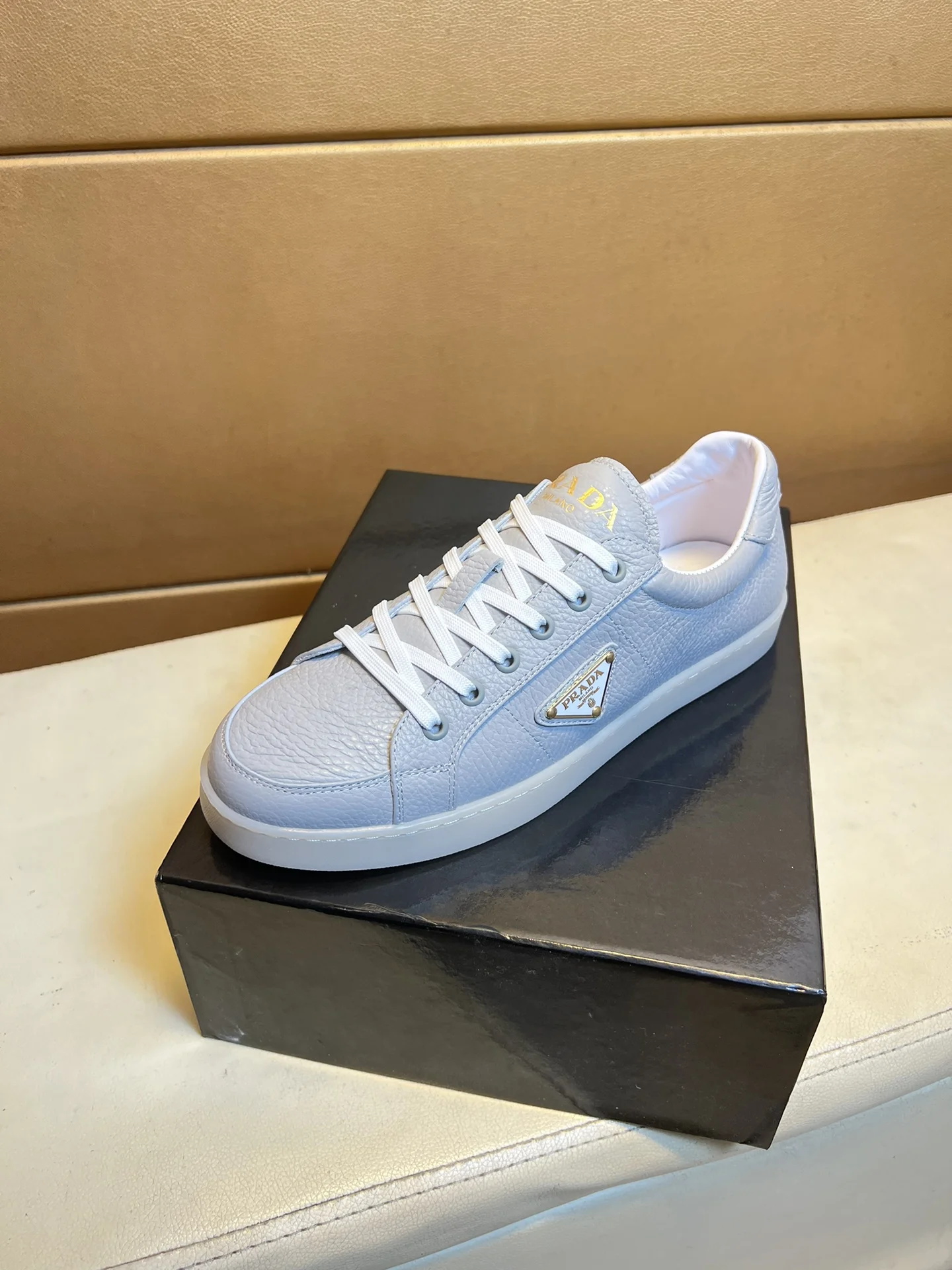 PRADA Sneakers Knit & Leather EU38-44 B60202608030471 - Image 3