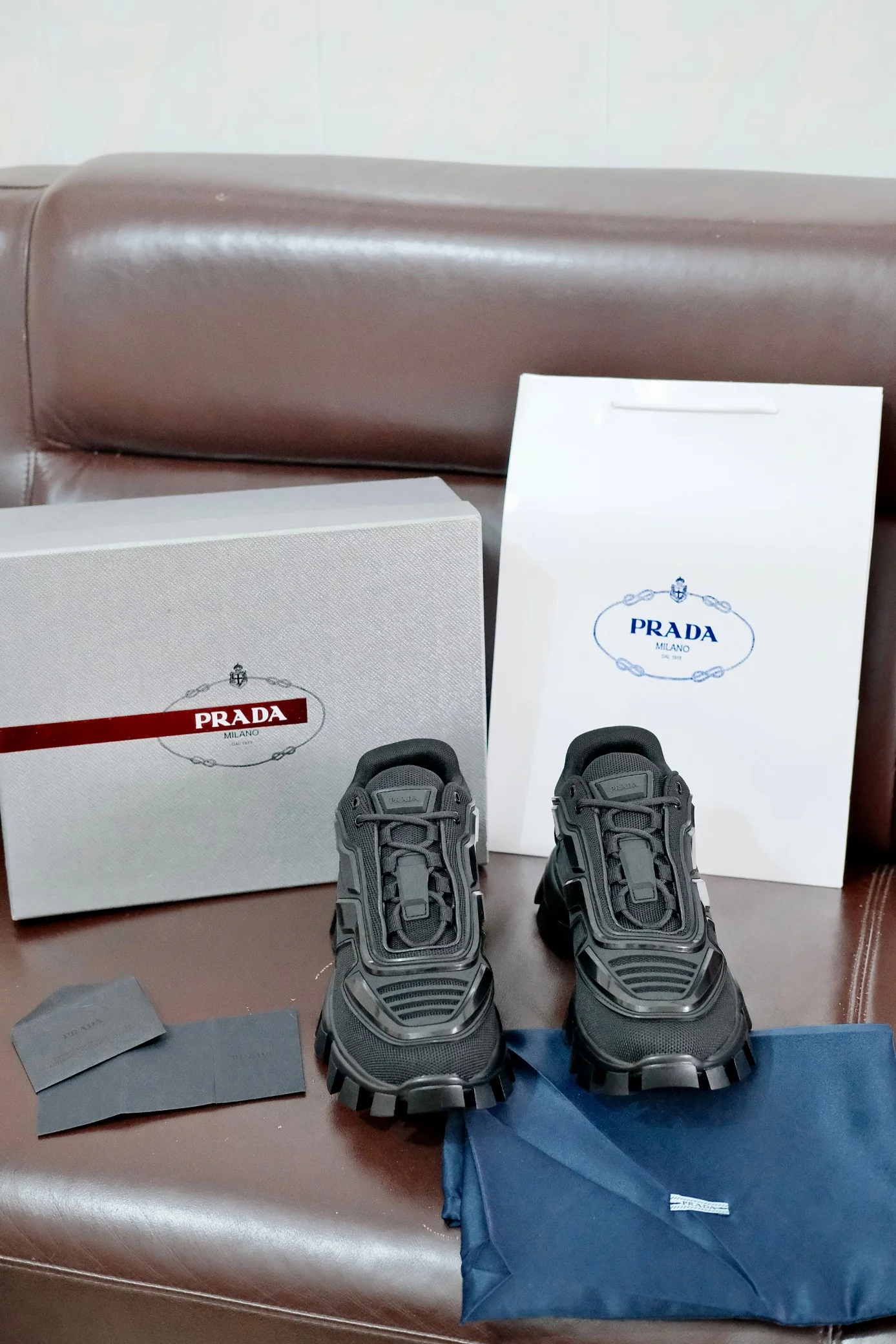 Alternative view of PRADA Sneakers Knit Rubber EU38-46 B70202608030851