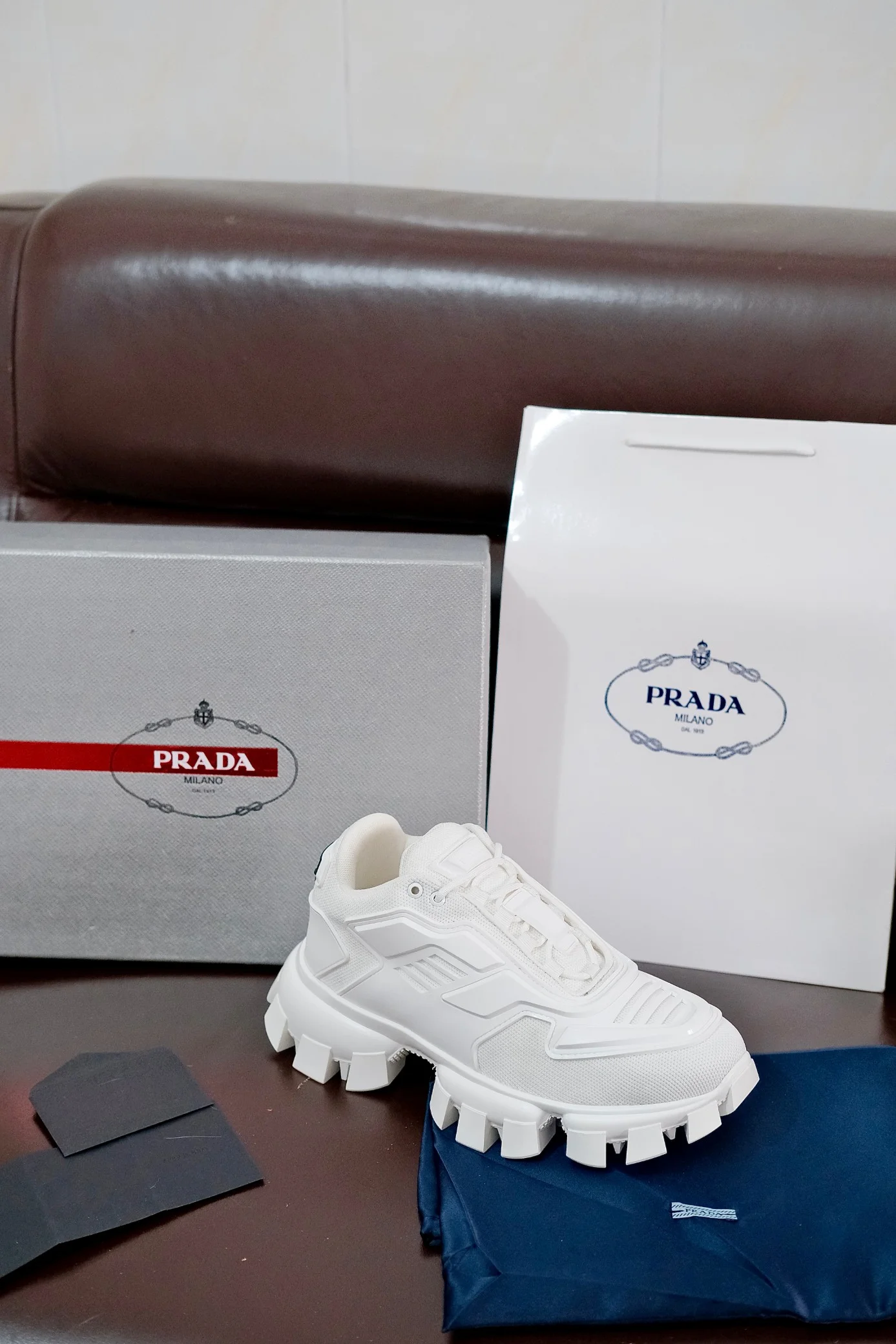 PRADA Sneakers Knit Rubber EU38-46 B70202608030852 - Image 5