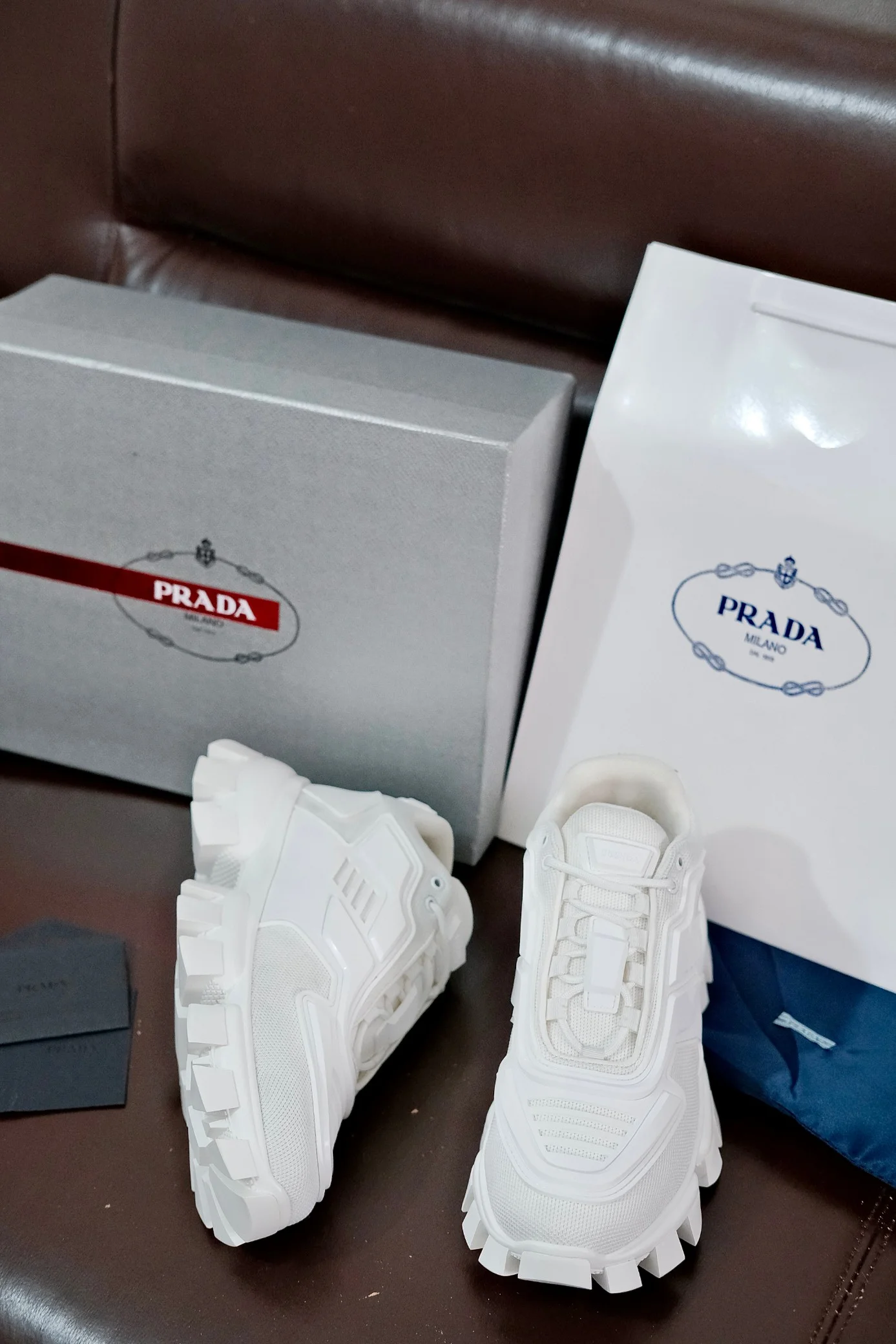 PRADA Sneakers Knit Rubber EU38-46 B70202608030852 - Image 6
