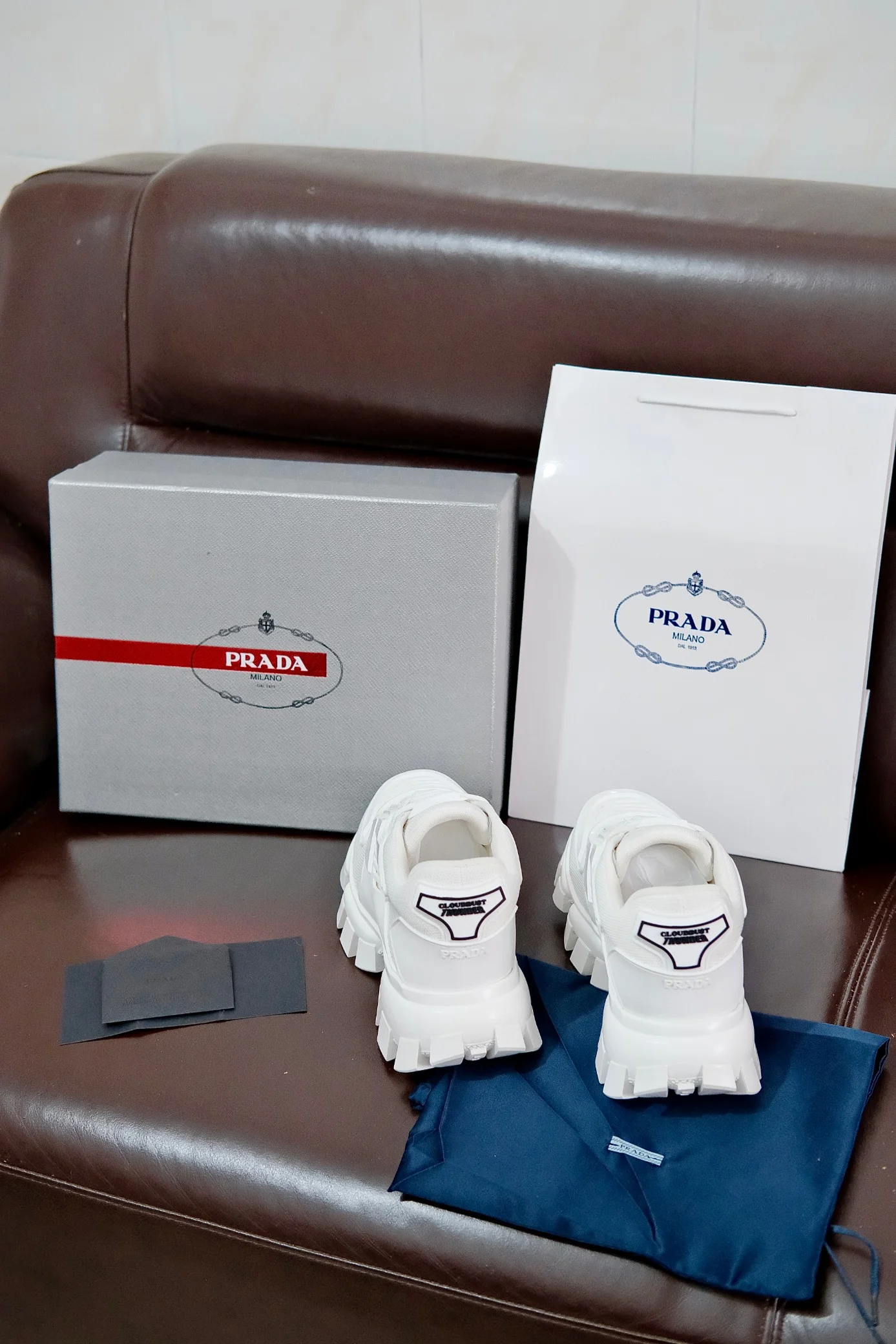 PRADA Sneakers Knit Rubber EU38-46 B70202608030852 - Image 8