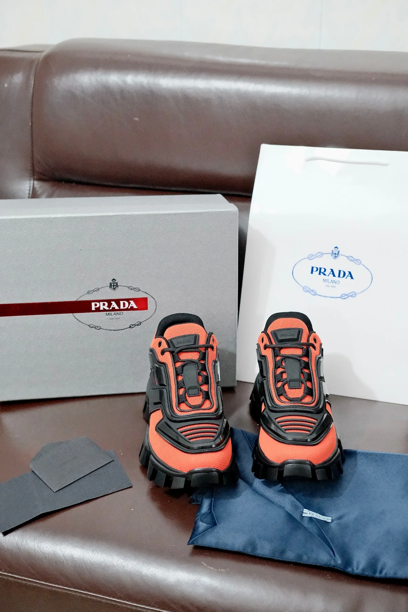 Alternative view of PRADA Sneakers Knit Rubber EU38-46 B70202608030856