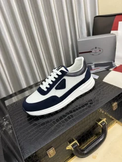 PRADA Sneakers Leather Canvas EU38-44 B70202608031999