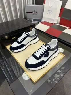 Alternative view of PRADA Sneakers Leather Canvas EU38-44 B70202608031999