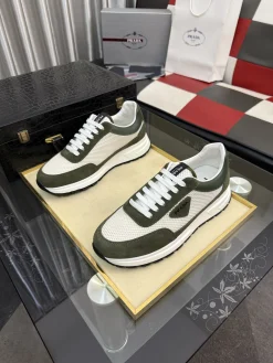 Alternative view of PRADA Sneakers Leather & Canvas EU38-44 B70202608032000