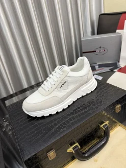 PRADA Sneakers Leather Canvas EU38-44 B70202608032002