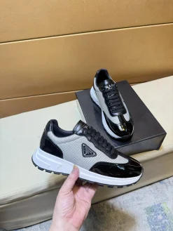 Alternative view of PRADA Sneakers Leather & Canvas EU38-44 B80202608030526