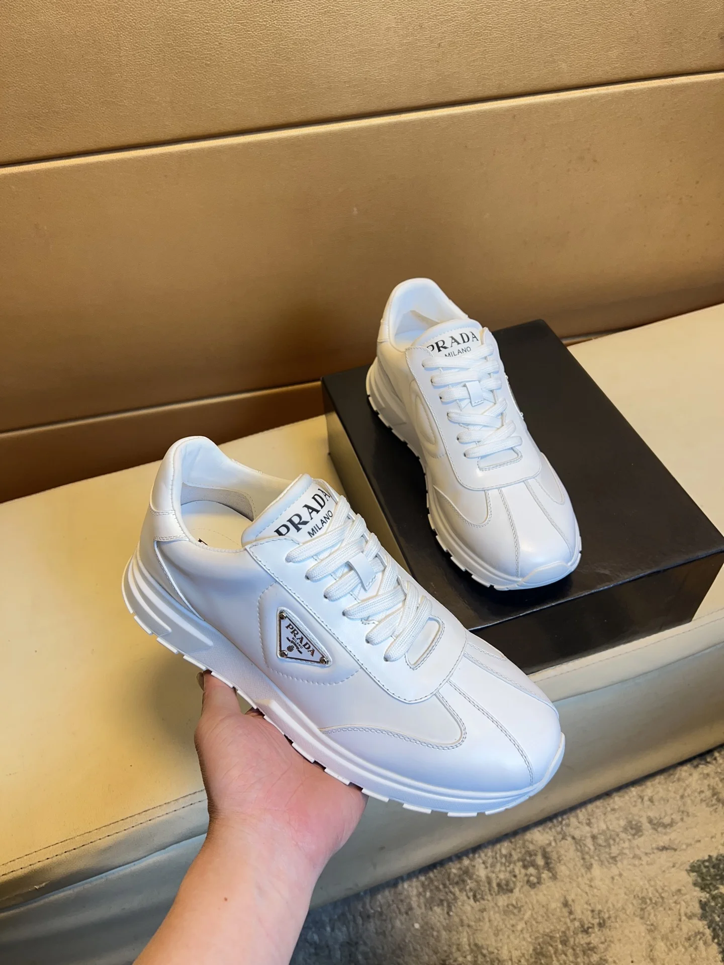 PRADA Sneakers Leather EU38-44 B80202608030476