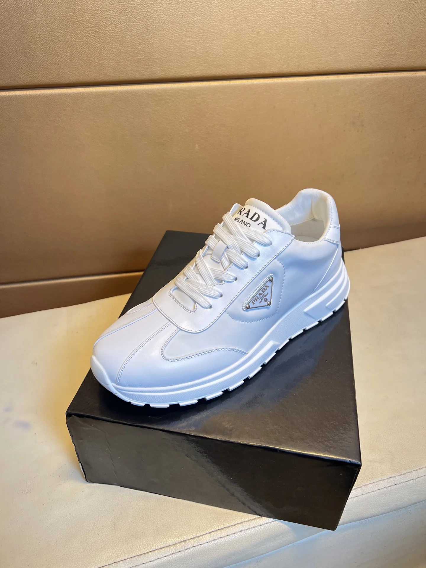 PRADA Sneakers Leather EU38-44 B80202608030476 - Image 3