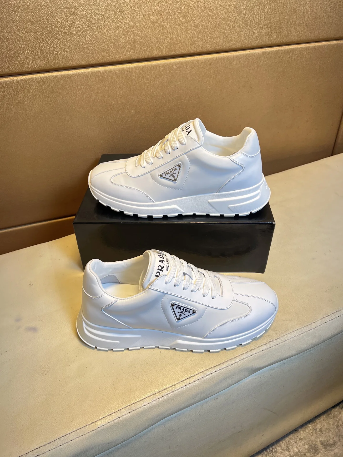 PRADA Sneakers Leather EU38-44 B80202608030476 - Image 4