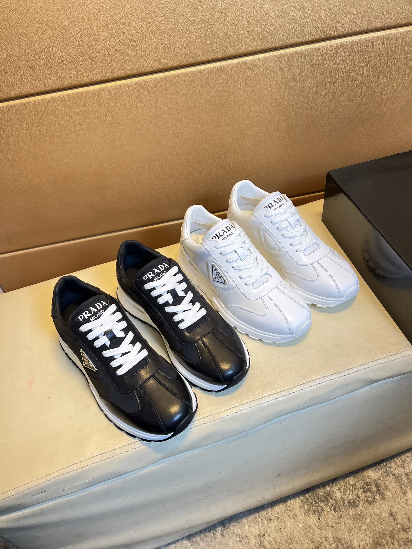 PRADA Sneakers Leather EU38-44 B80202608030476 - Image 7