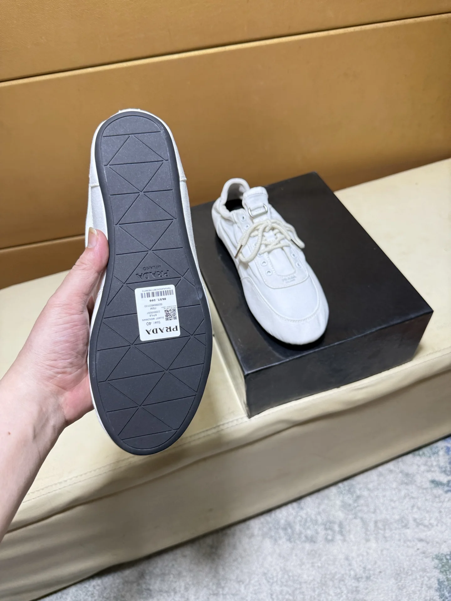PRADA Sneakers Leather EU38-45 B40202608030473 - Image 8