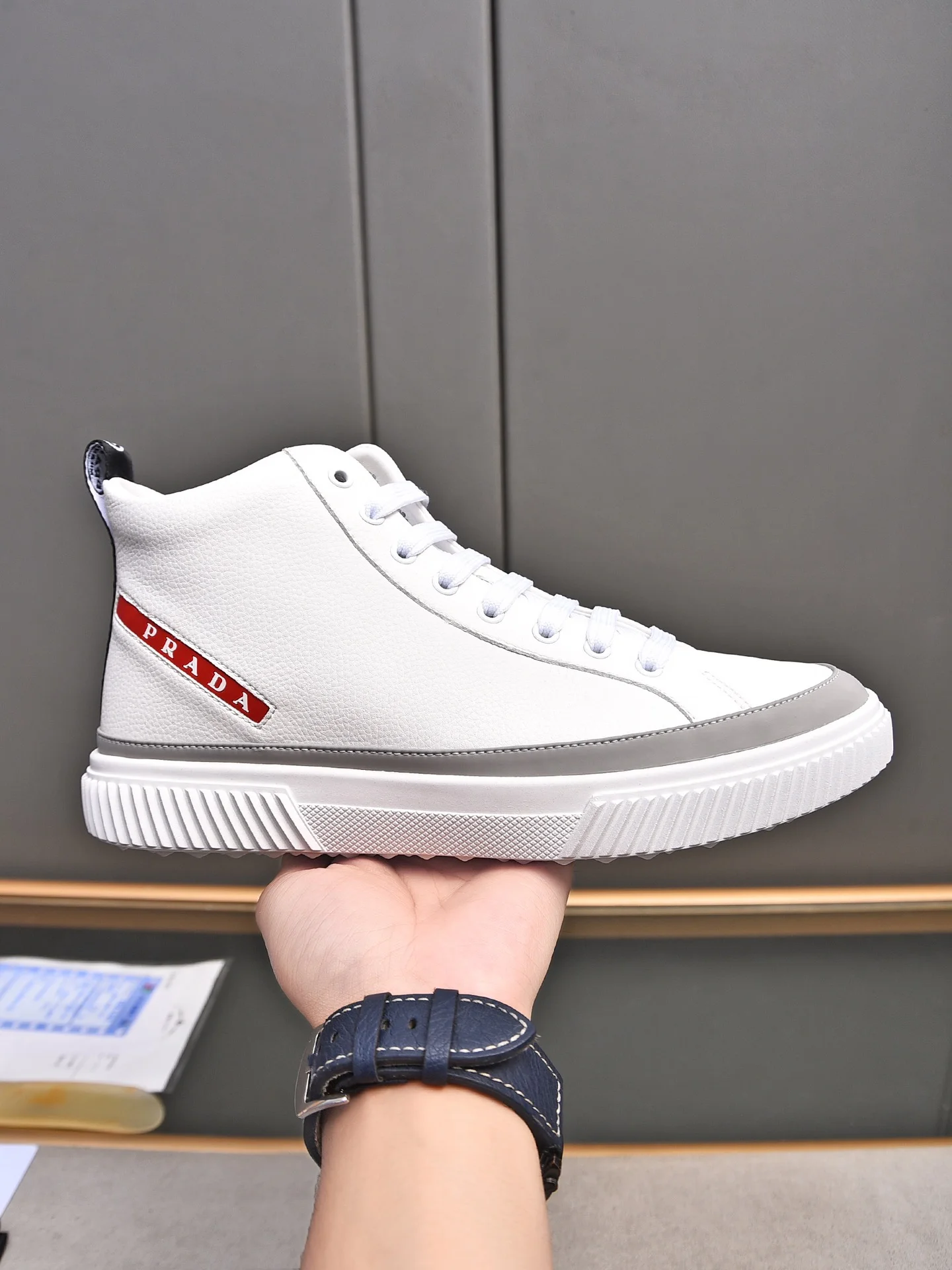 PRADA Sneakers Leather & Lambskin EU38-44 B10202608030372