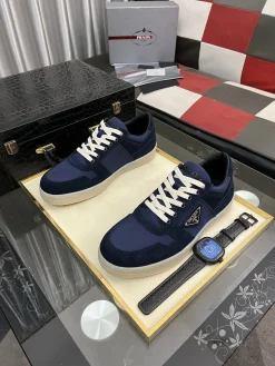 Alternative view of PRADA Sneakers Leather & Lambskin EU38-44 B70202608030115