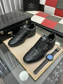 Alternative view of PRADA Sneakers Leather Nylon EU38-44 B00202608030171