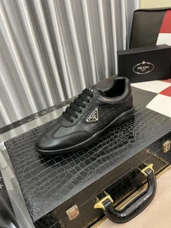 PRADA Sneakers Leather Nylon EU38-44 B00202608030172