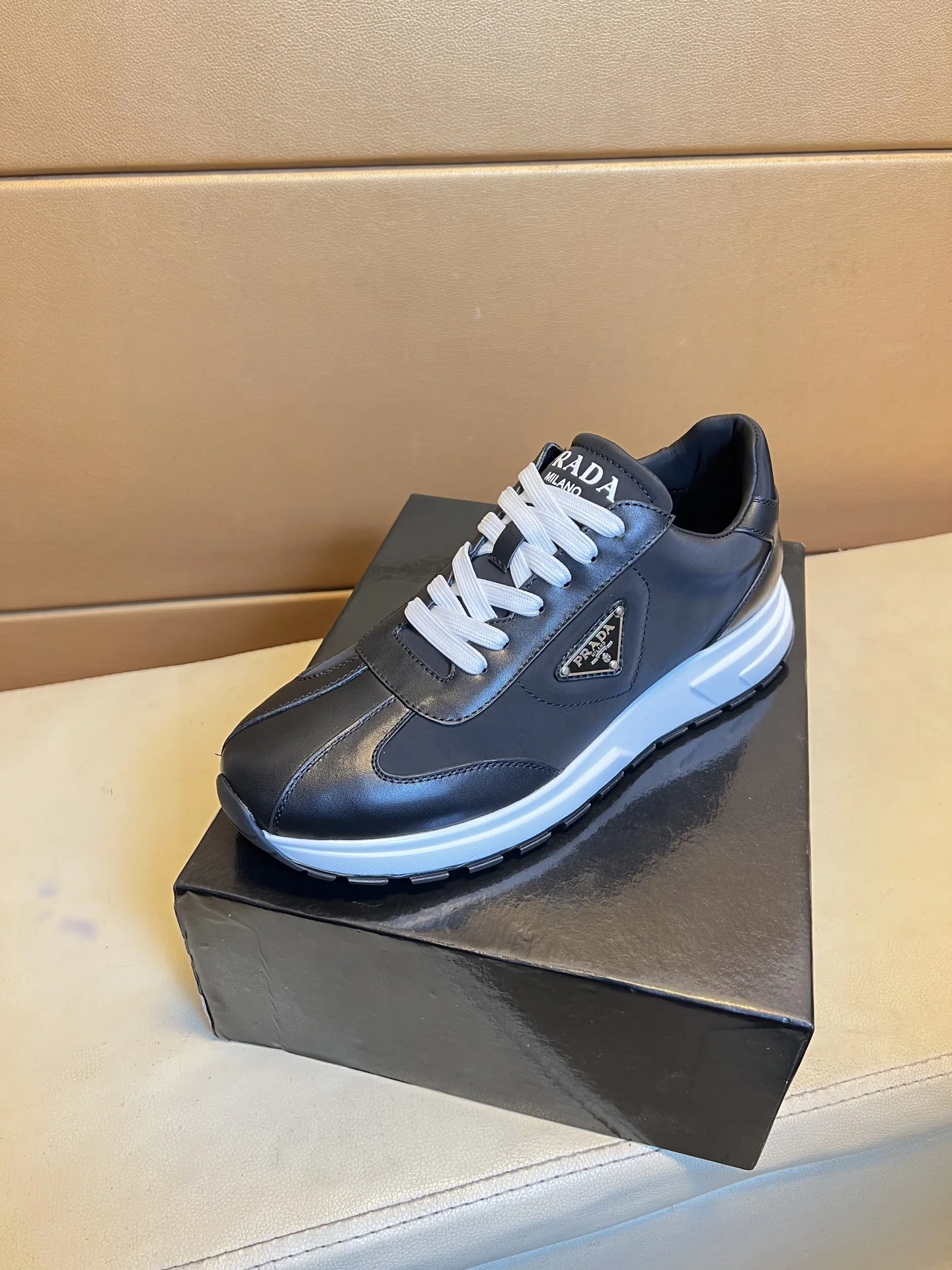PRADA Sneakers Leather & Pigskin EU38-44 B80202608030477 - Image 3