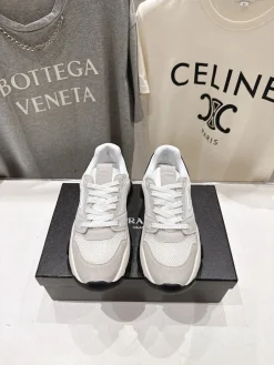 PRADA Sneakers Mesh Suede EU35-39 B80202608031963