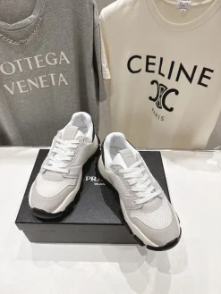 Alternative view of PRADA Sneakers Mesh Suede EU35-39 B80202608031963
