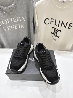 Alternative view of PRADA Sneakers Mesh & Suede Leather EU35-39 B80202608031965