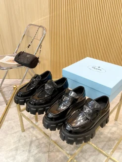 PRADA Sneakers Patent Calf Leather EU34-46 B50202608031565