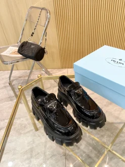 Alternative view of PRADA Sneakers Patent Calf Leather EU34-46 B50202608031565
