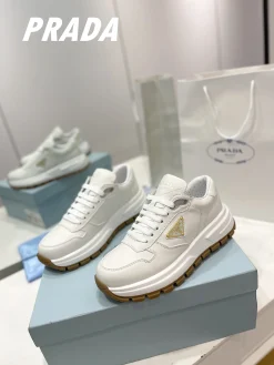 Alternative view of PRADA Sneakers Silk Calfskin EU34-46 B90202608032096